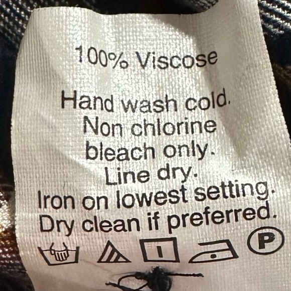 MADEWELL Classic Ex-Boyfriend Button Down Shirt in Hanna Plaid Size Small - Picture 8 of 10